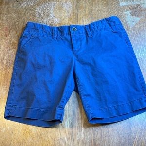 American Eagle Navy Blue Bermuda Chino Shorts Size 10